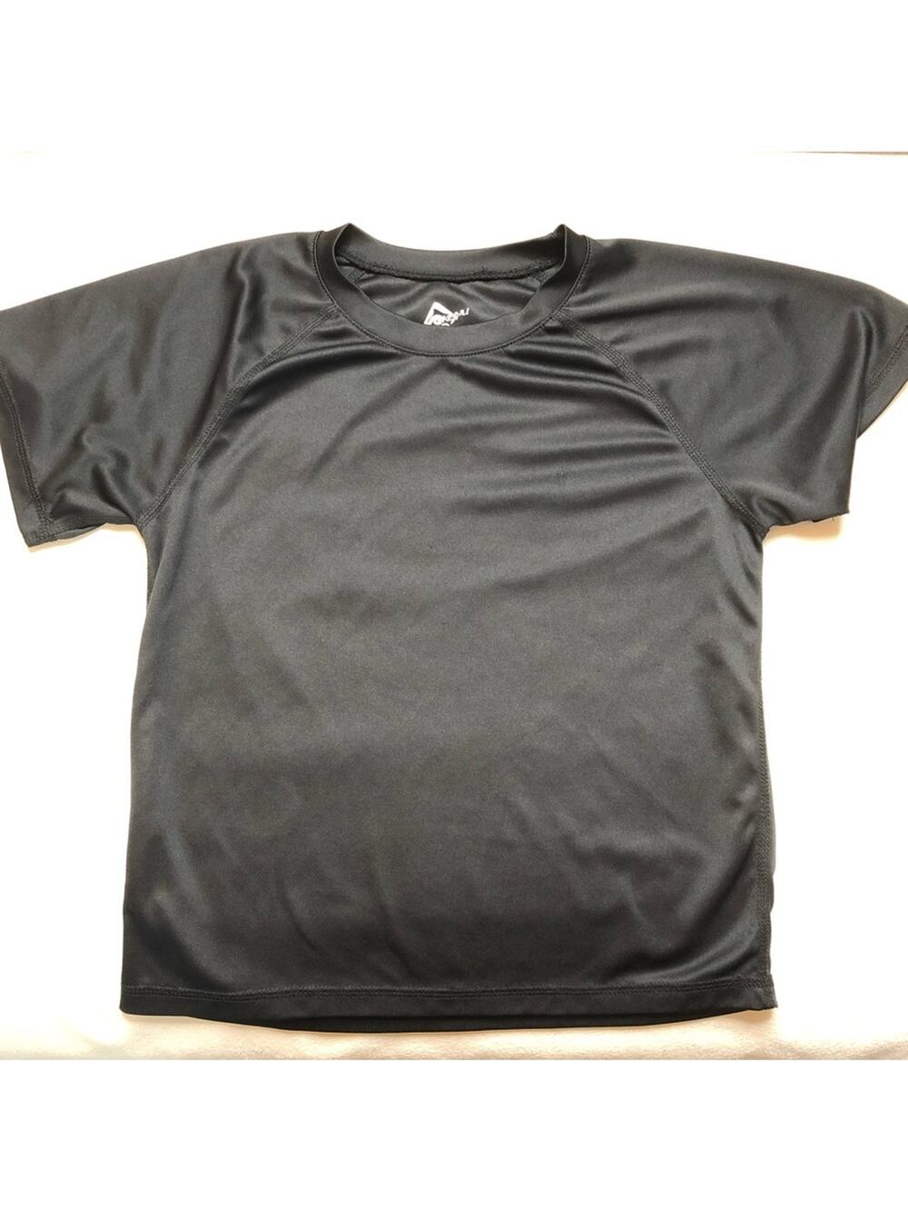 Kanu Surf boys black short sleeve swim rash guard size Small or 8